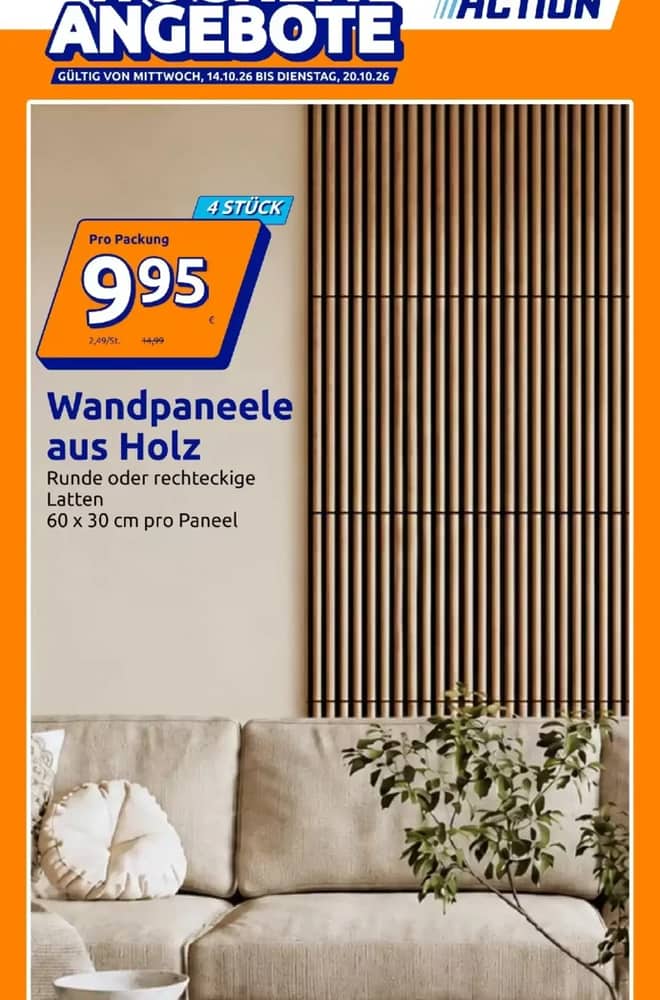 Titelseite des Prospekts von Action, gültig 13–20 Oktober 2026