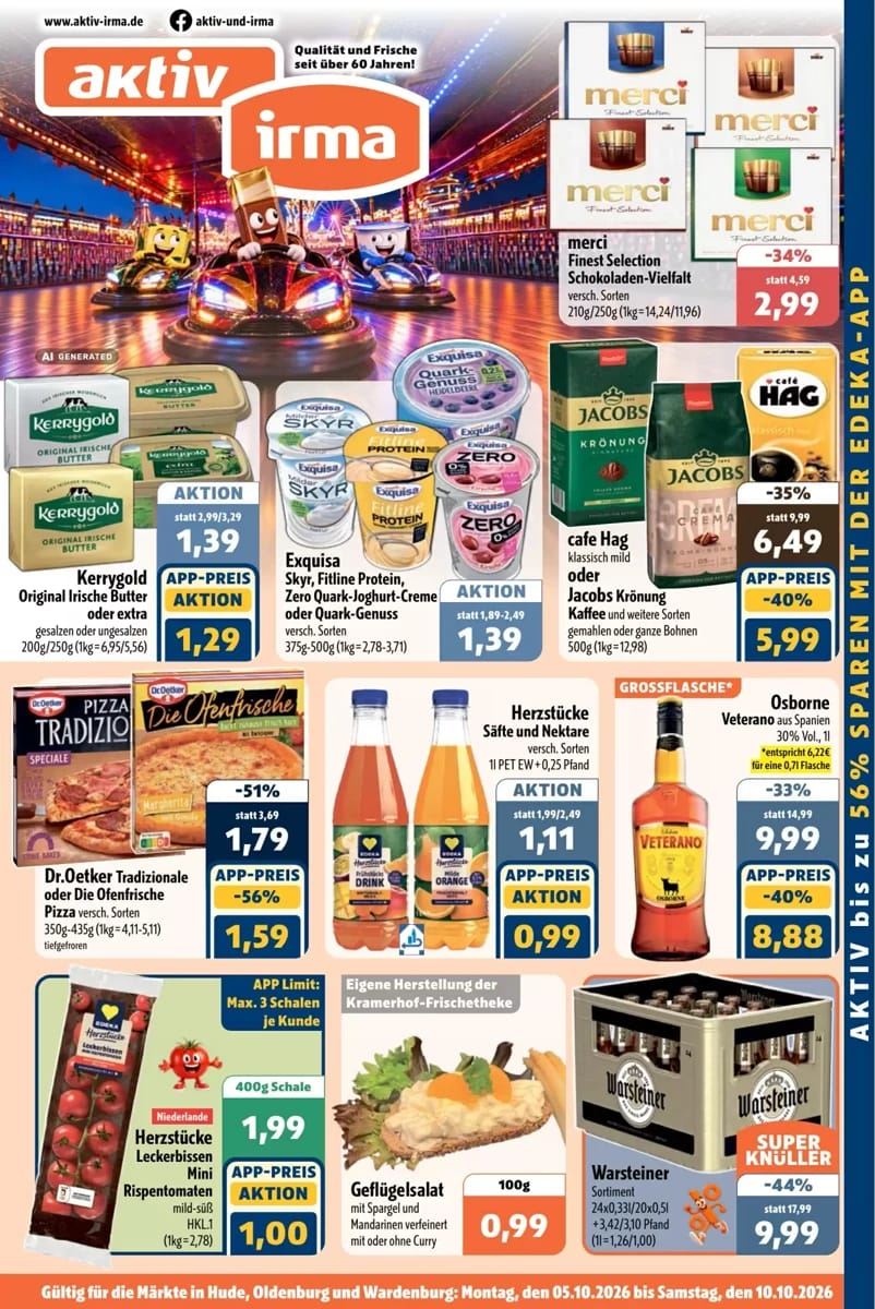 Prospekt Aktiv Irma, Seite 1 von 16