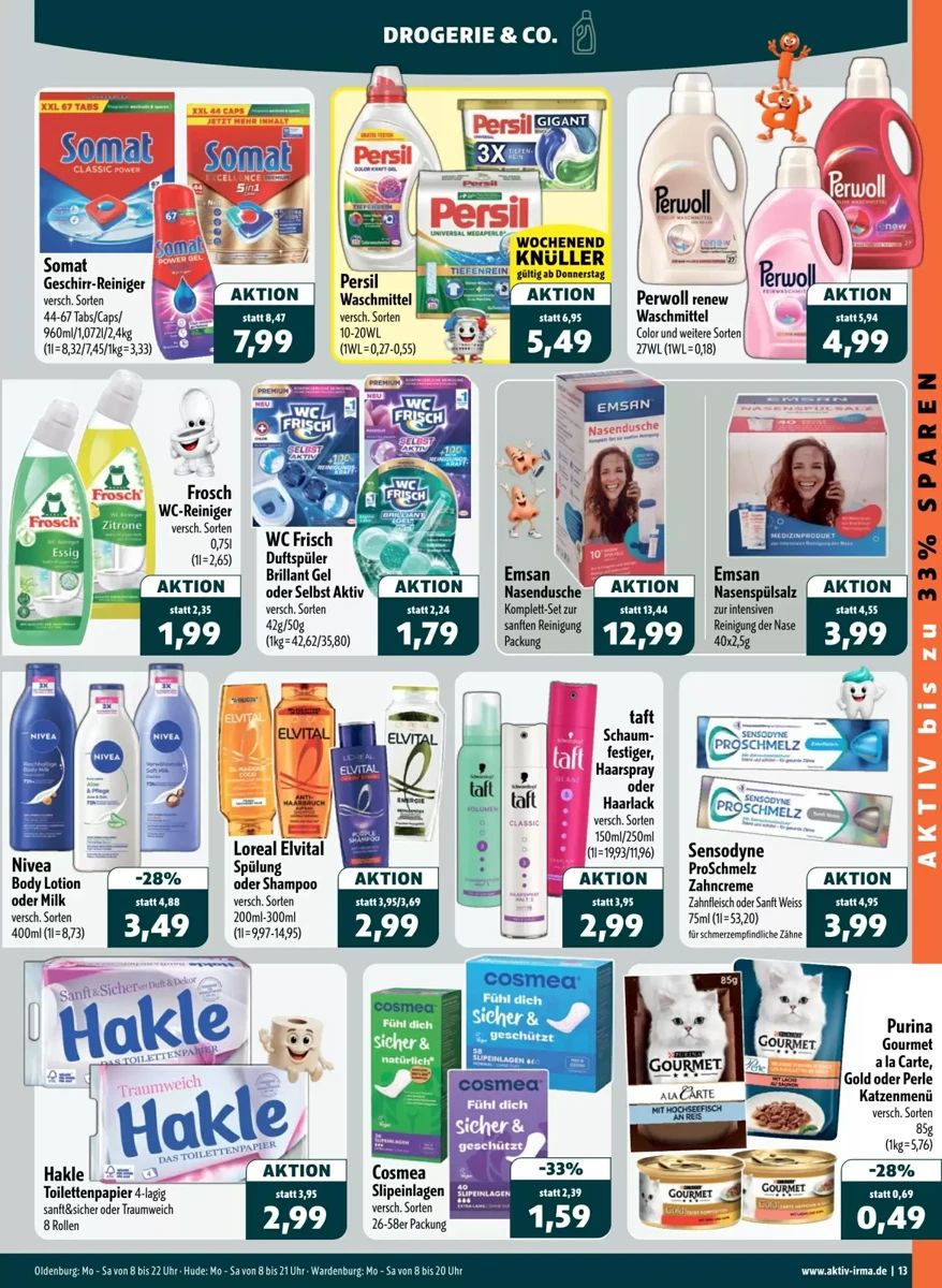 Prospekt Aktiv Irma, Seite 13 von 16