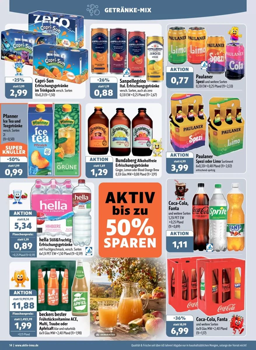 Prospekt Aktiv Irma, Seite 14 von 16