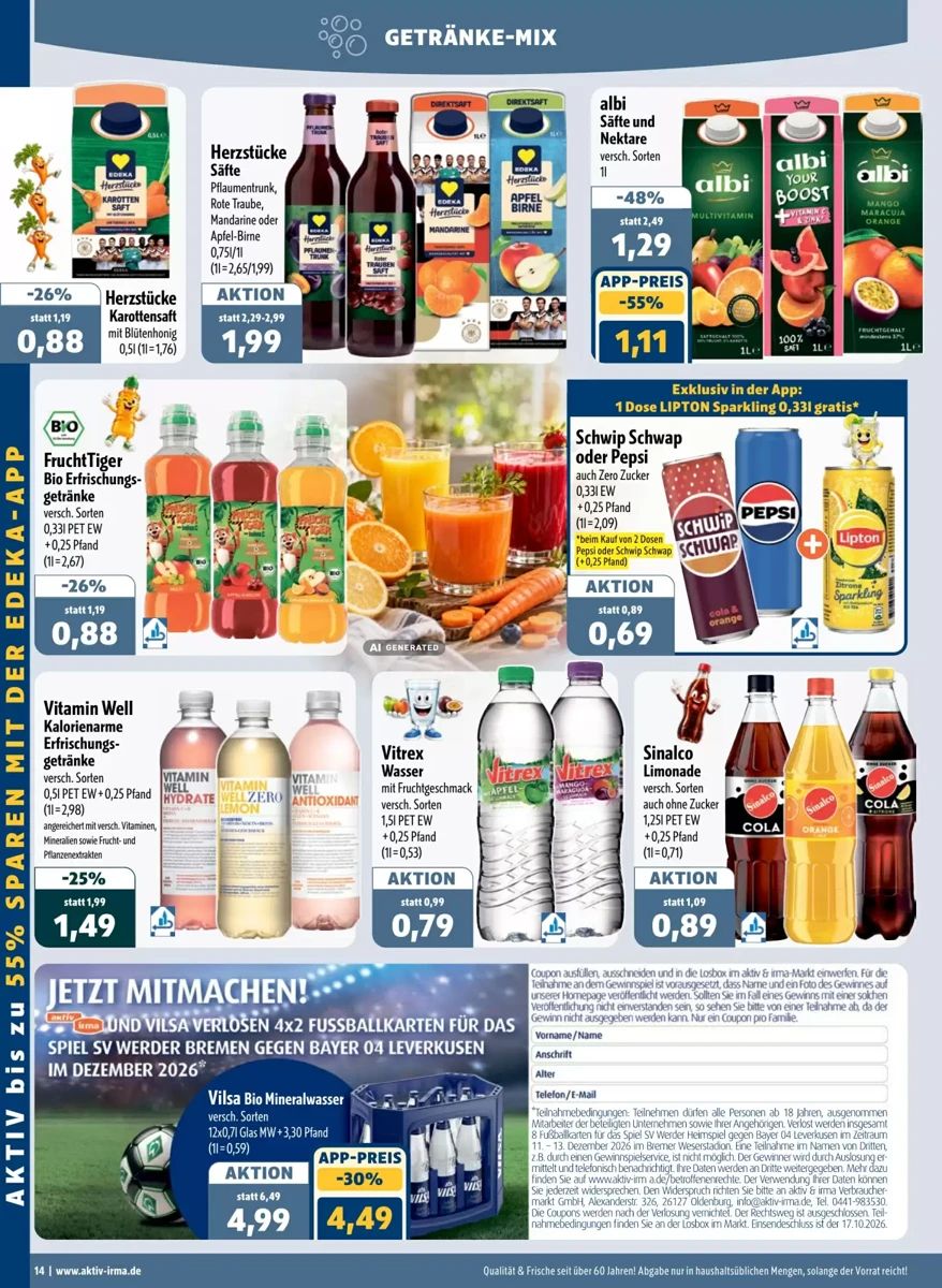 Prospekt Aktiv Irma, Seite 14 von 16