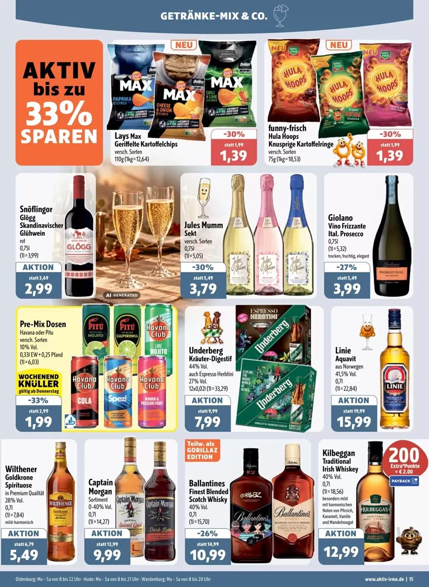 Prospekt Aktiv Irma, Seite 15 von 16