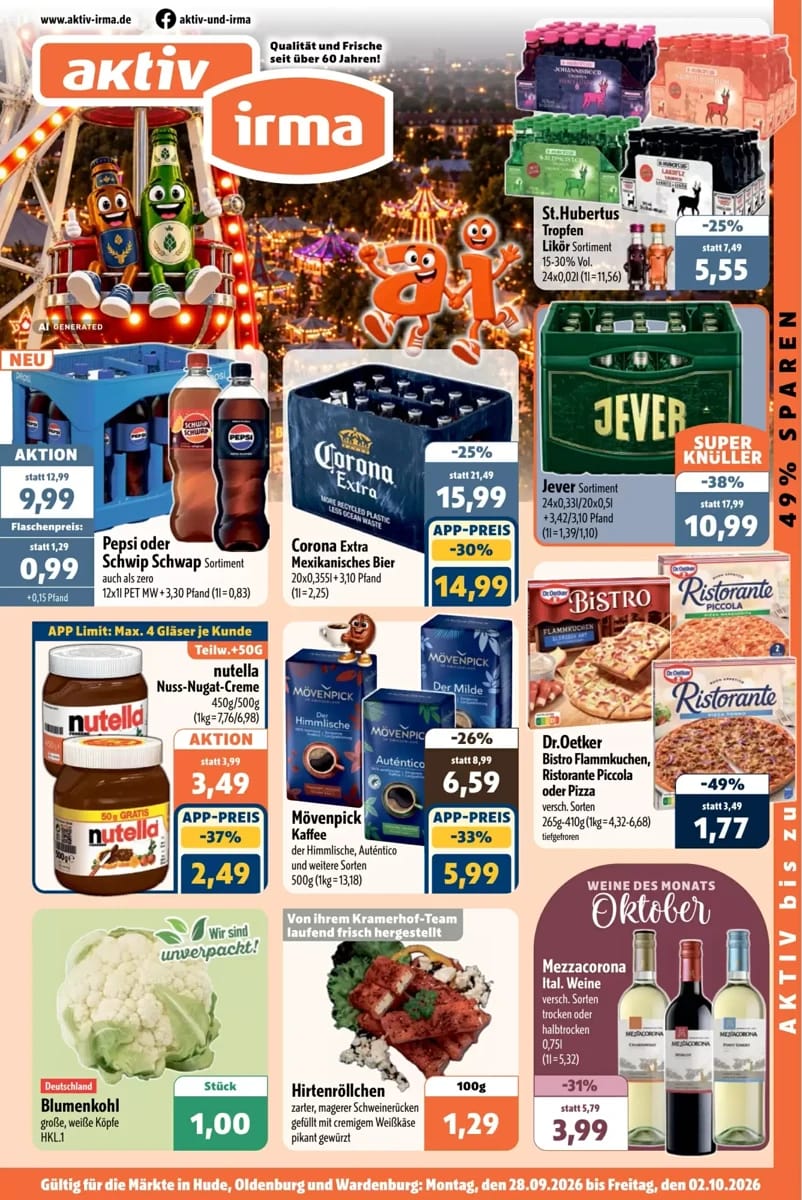 Prospekt Aktiv Irma, Seite 1 von 16