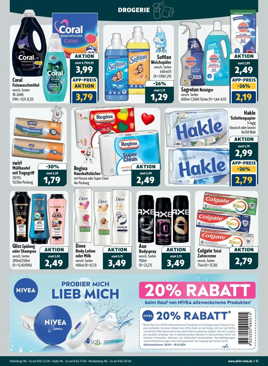 Prospekt Aktiv Irma, Seite 13 von 16