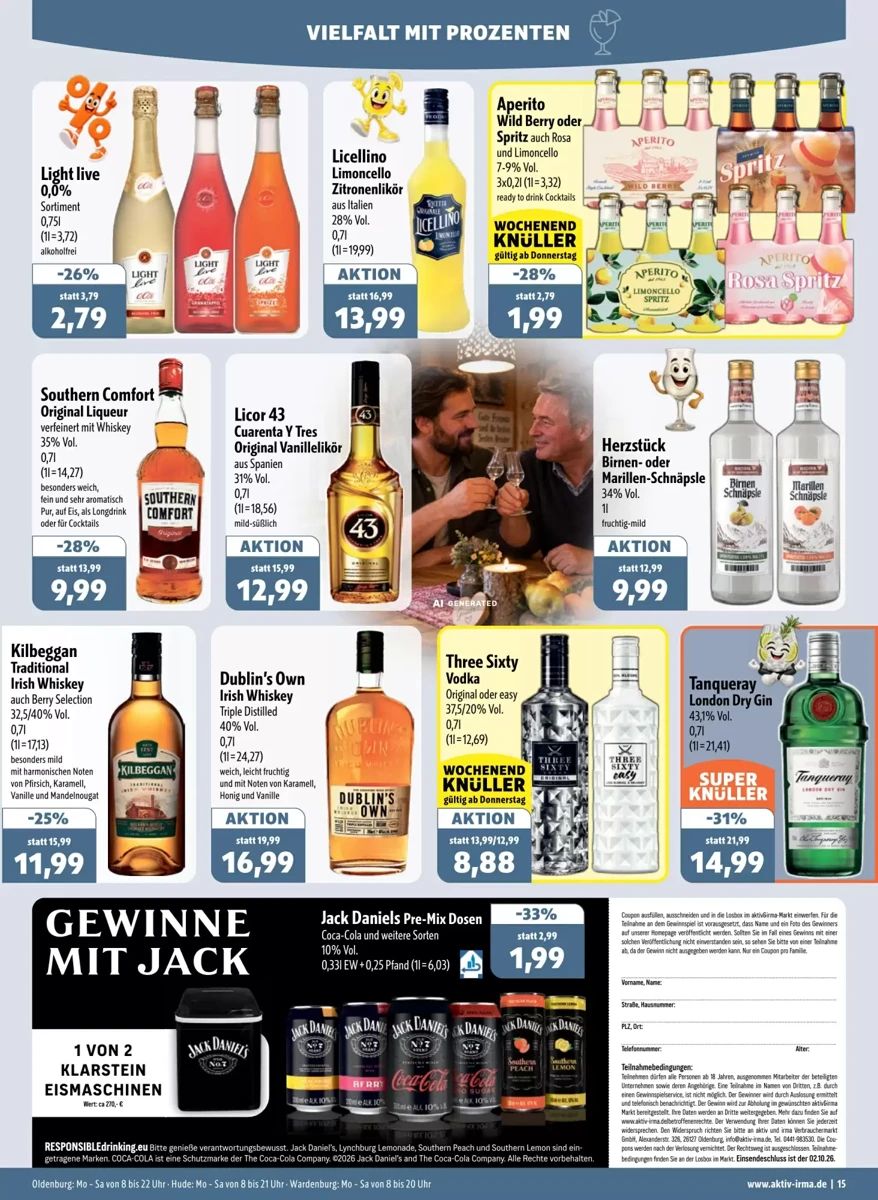 Prospekt Aktiv Irma, Seite 15 von 16
