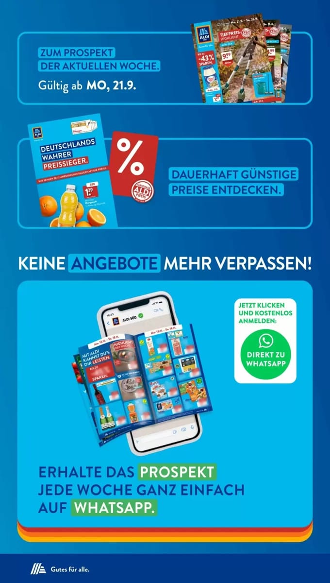 Prospekt Aldi Süd, Seite 21 von 21