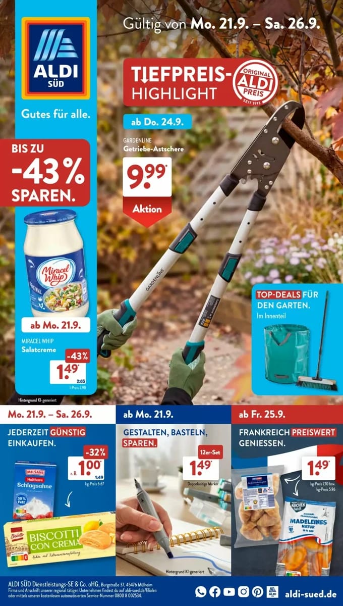 Prospekt Aldi Süd, Seite 1 von 32