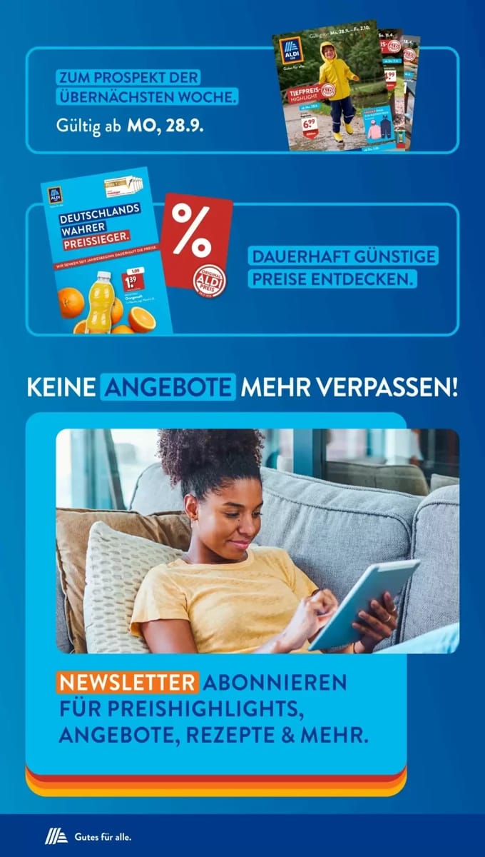 Prospekt Aldi Süd, Seite 32 von 32