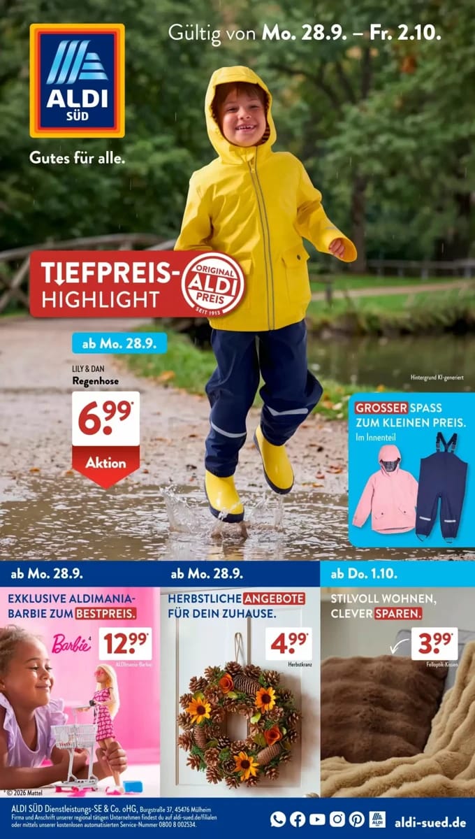 Prospekt Aldi Süd, Seite 1 von 23