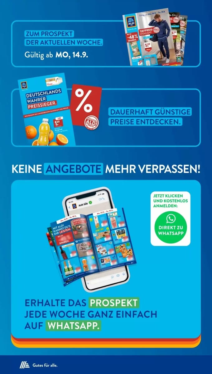 Prospekt Aldi Süd, Seite 23 von 23