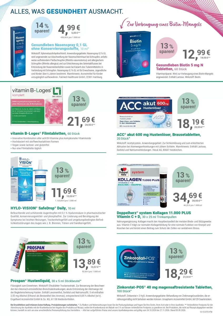 Prospekt Alliance Healthcare, Seite 3 von 7