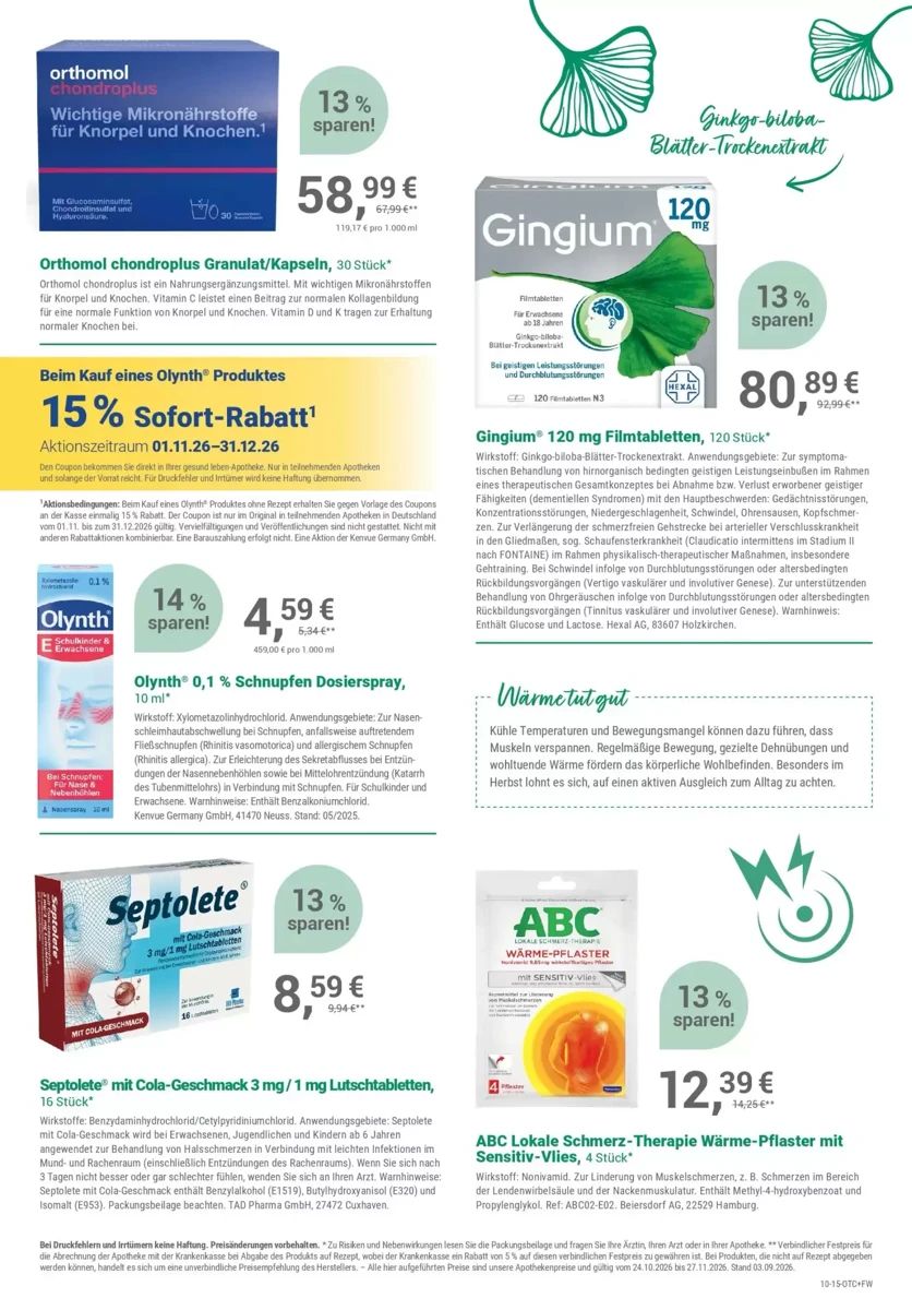 Prospekt Alliance Healthcare, Seite 6 von 7