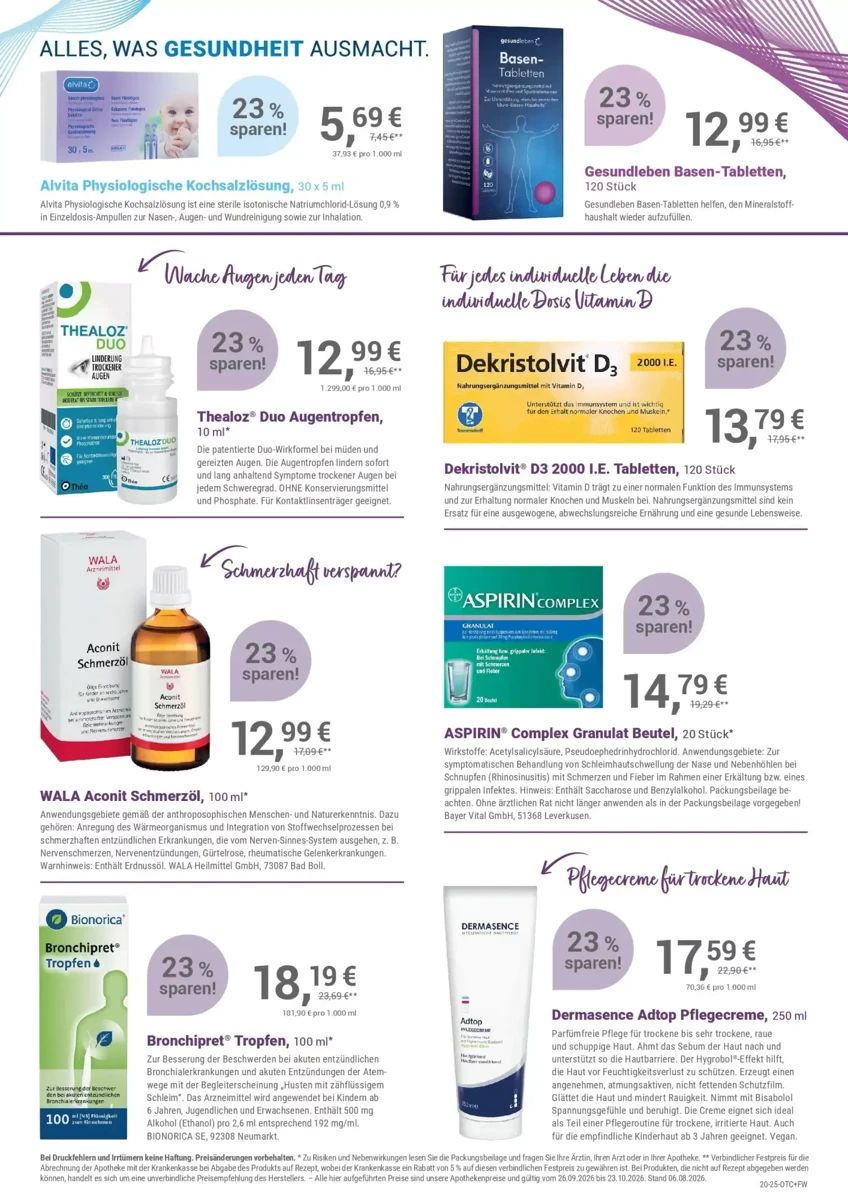 Prospekt Alliance Healthcare, Seite 3 von 6