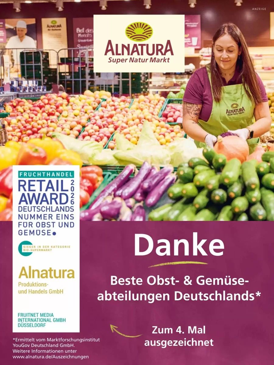 Prospekt Alnatura, Seite 2 von 64