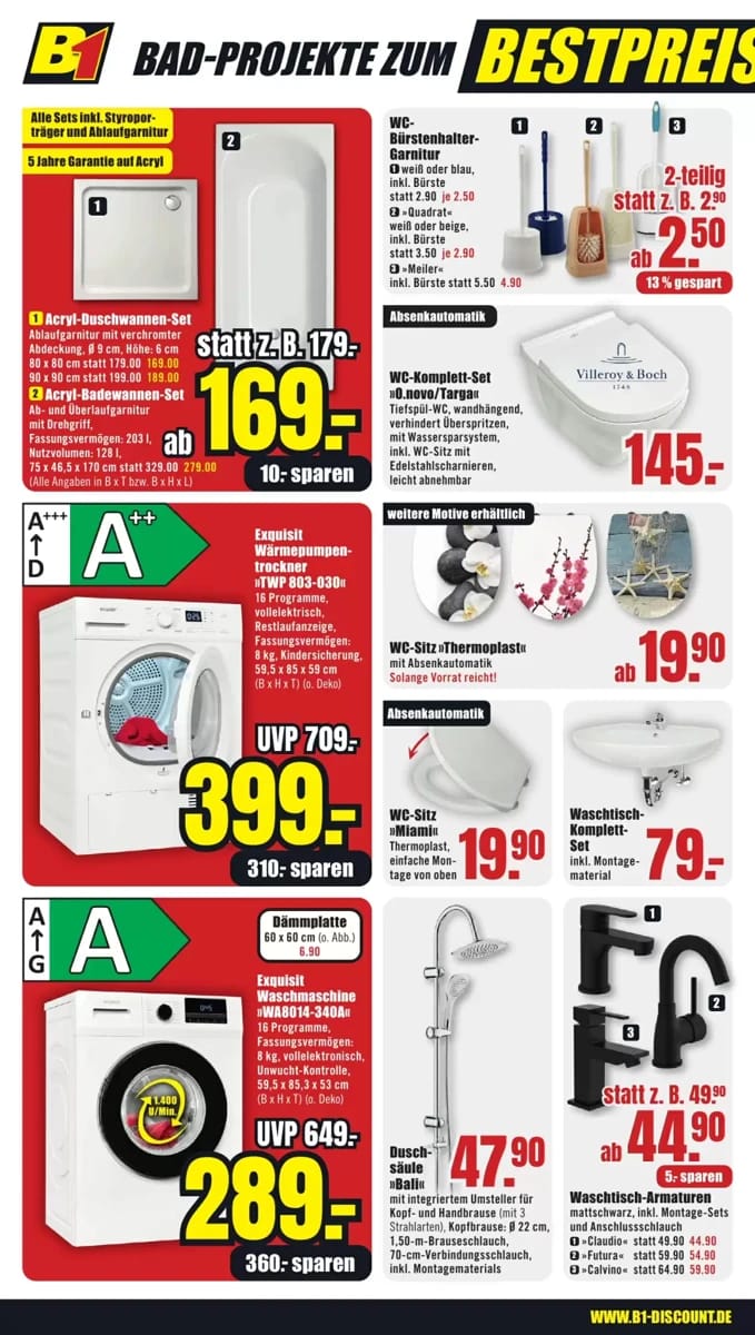 Prospekt B1 Discount Baumarkt, Seite 4 von 8