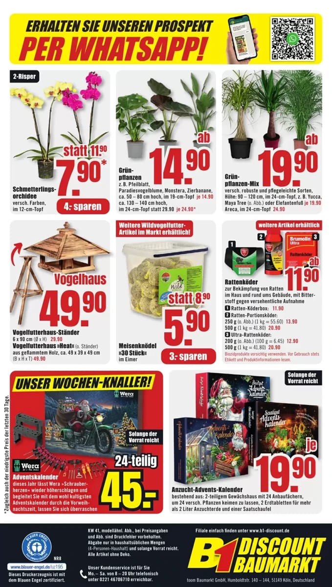 Prospekt B1 Discount Baumarkt, Seite 8 von 8