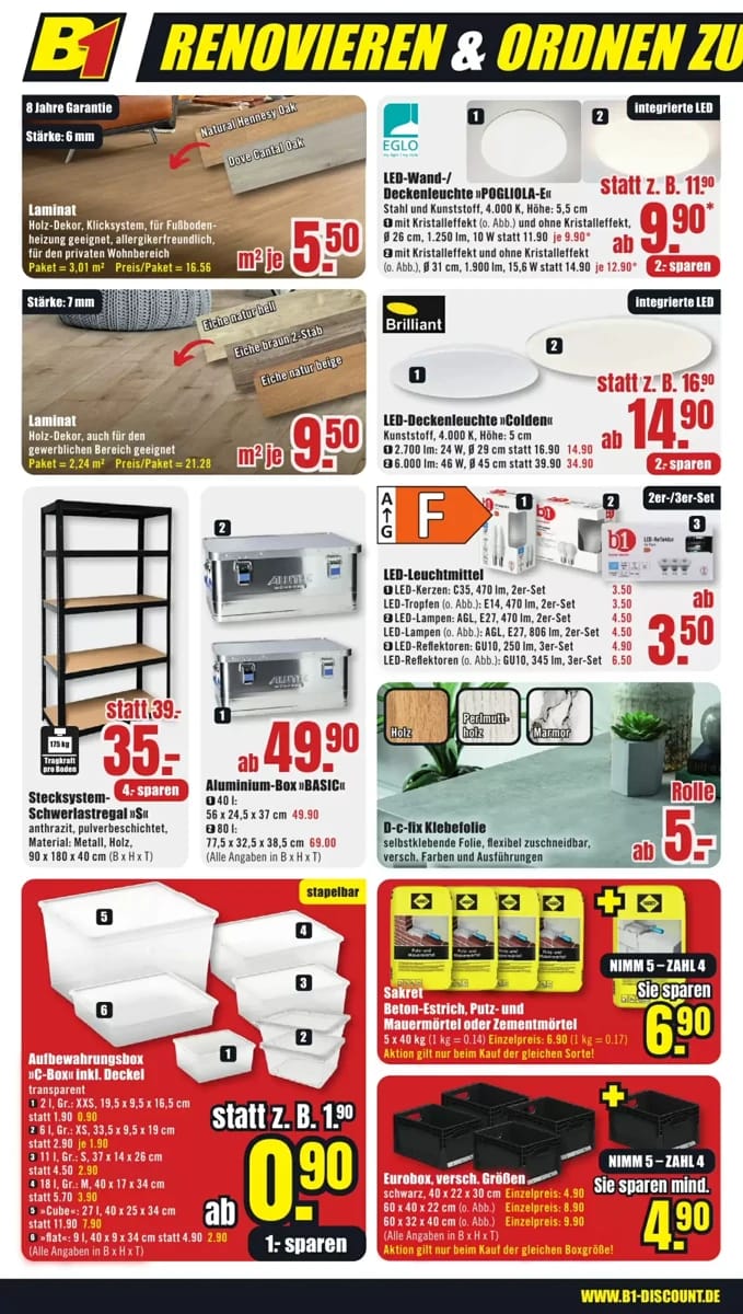 Prospekt B1 Discount Baumarkt, Seite 2 von 4