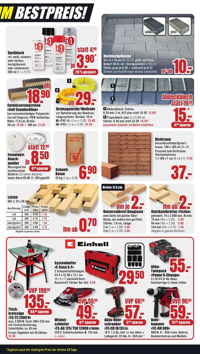 Prospekt B1 Discount Baumarkt, Seite 3 von 4