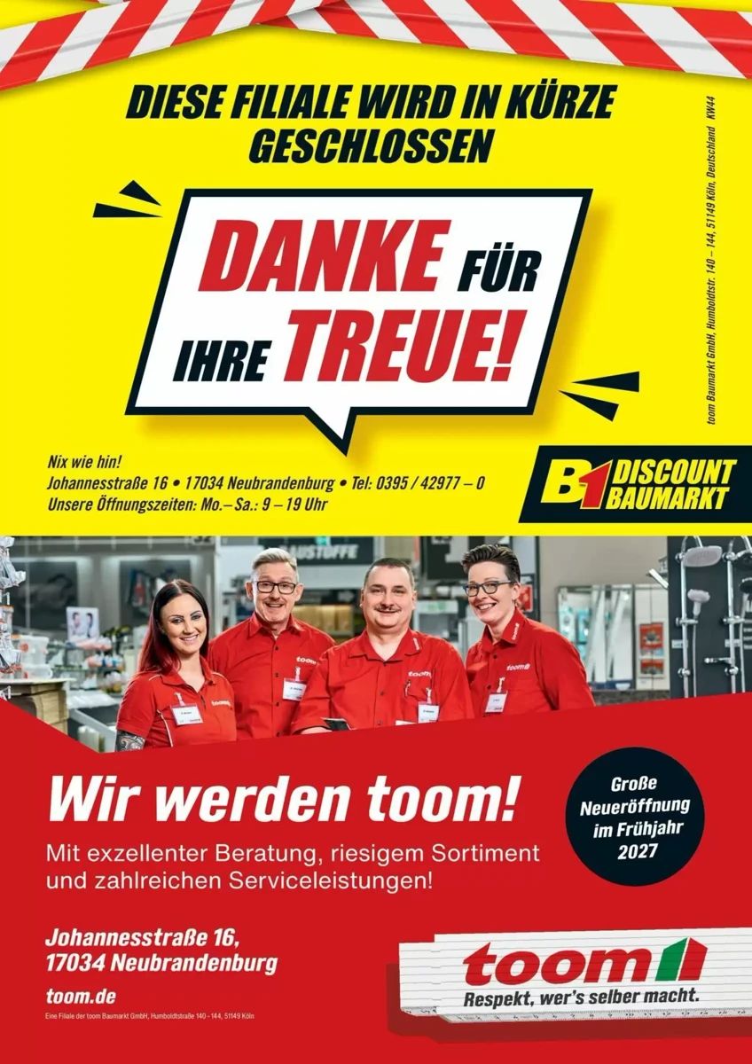Prospekt B1 Discount Baumarkt, Seite 2 von 3