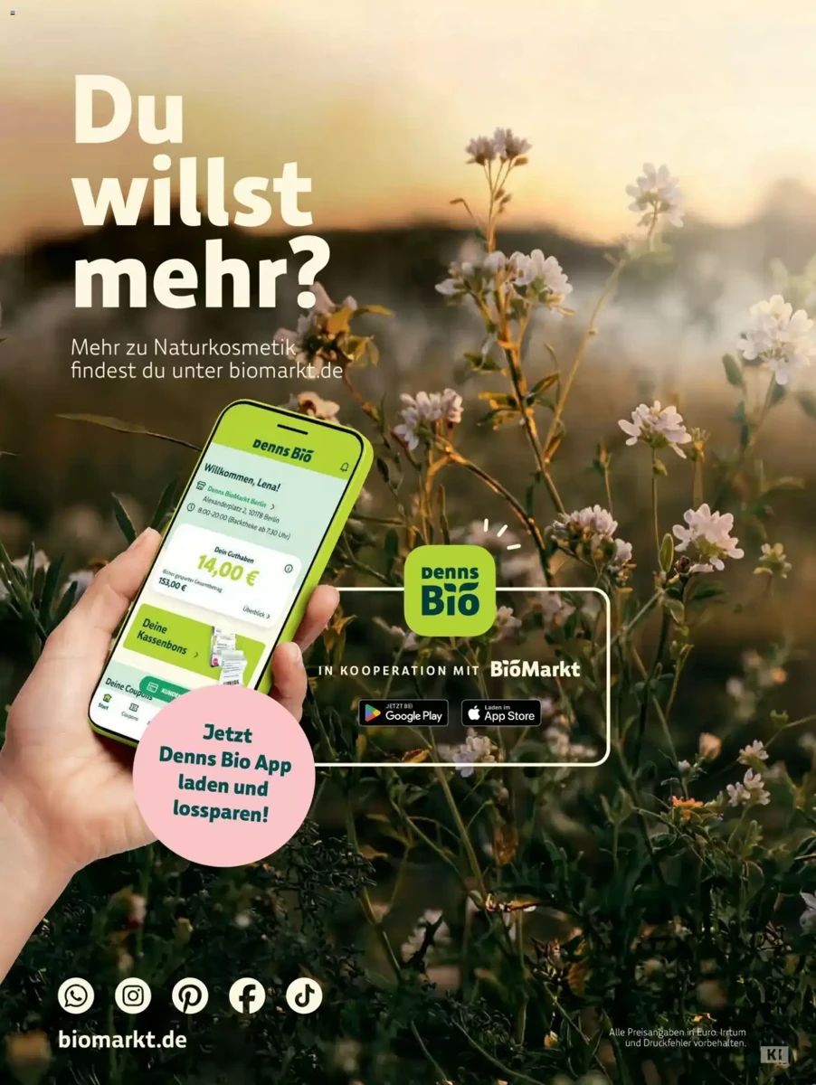 Prospekt Biomarkt, Seite 16 von 16