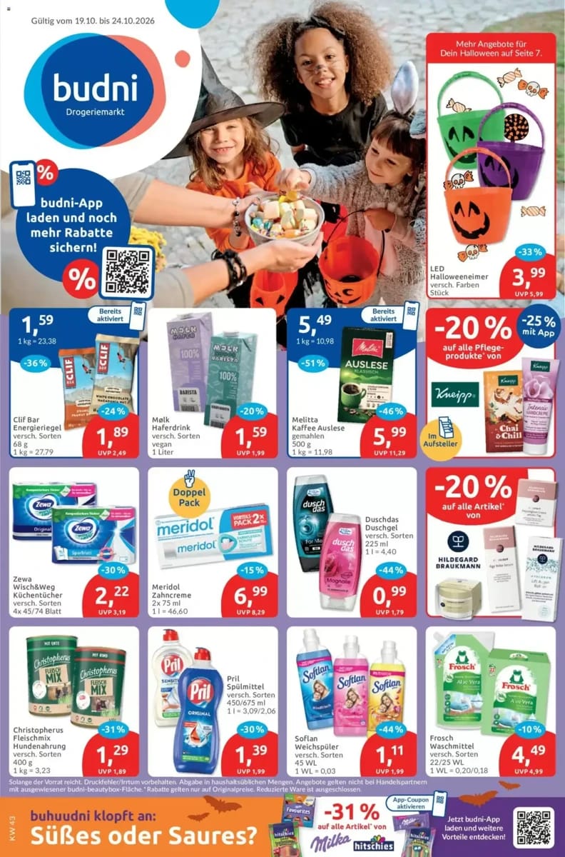 Prospekt Budni, Seite 1 von 8