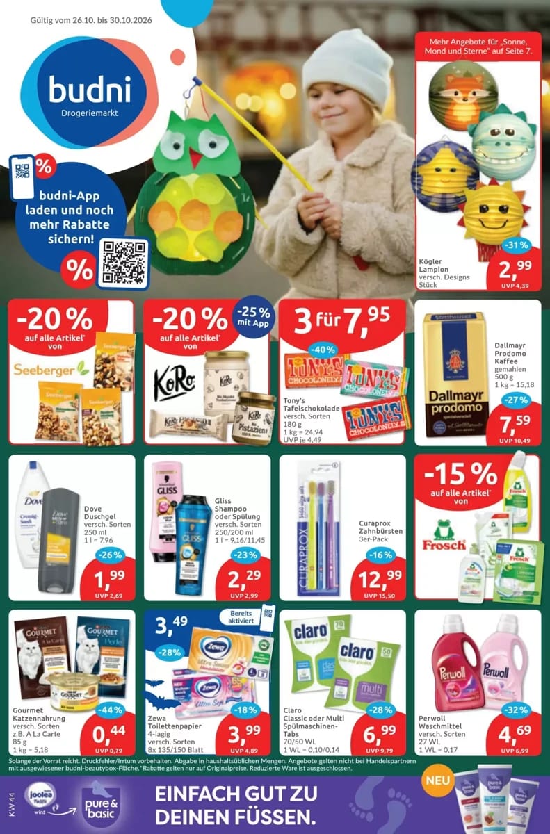 Prospekt Budni, Seite 1 von 8