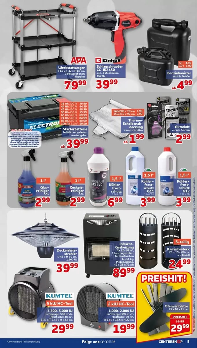 Prospekt Centershop, Seite 9 von 20