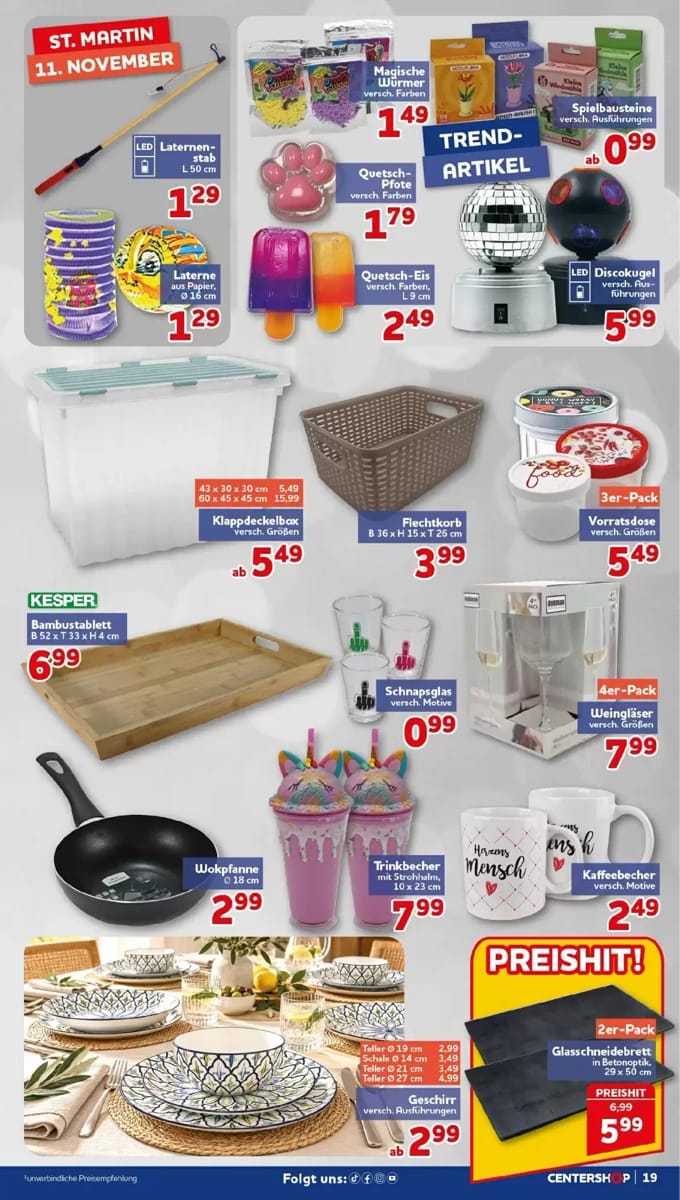 Prospekt Centershop, Seite 19 von 20