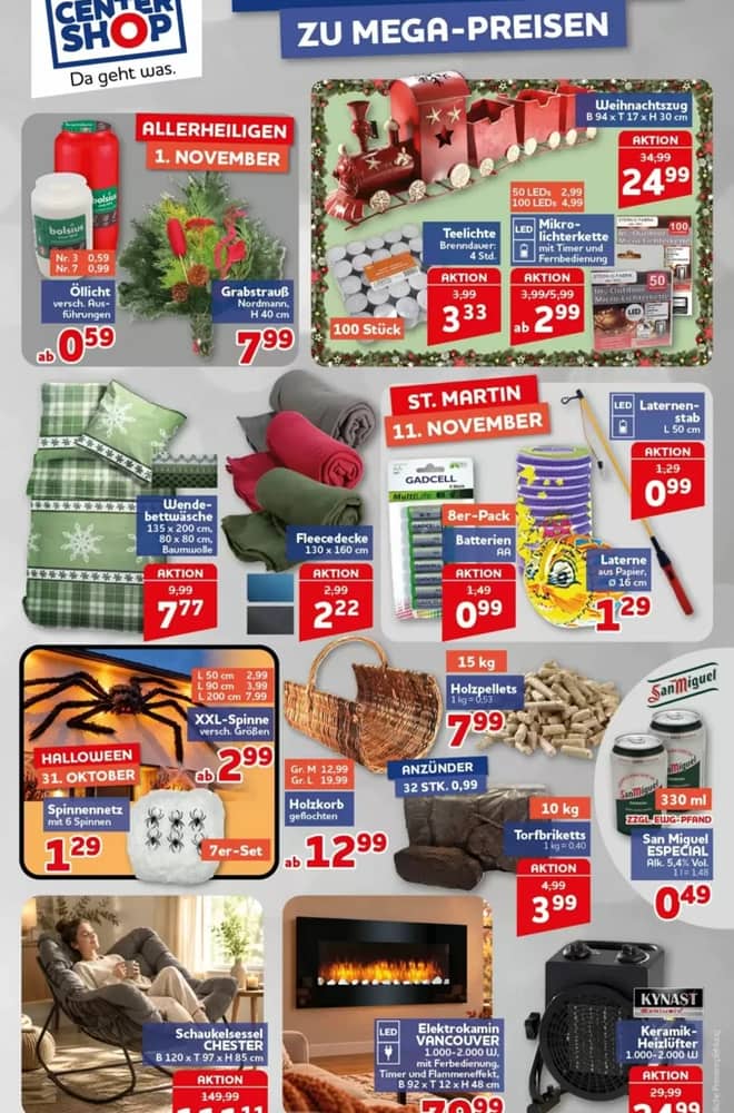 Titelseite des Prospekts von Centershop, gültig 26. Oktober 2026 – 1. November 2026