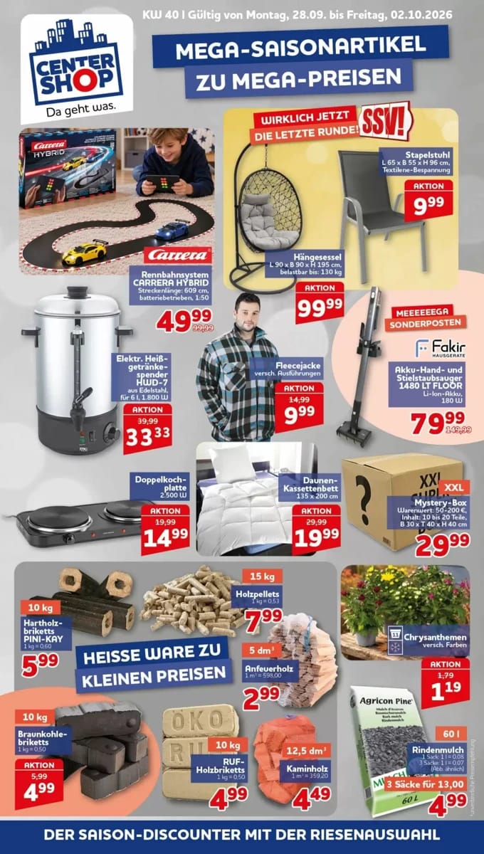 Prospekt Centershop, Seite 1 von 20