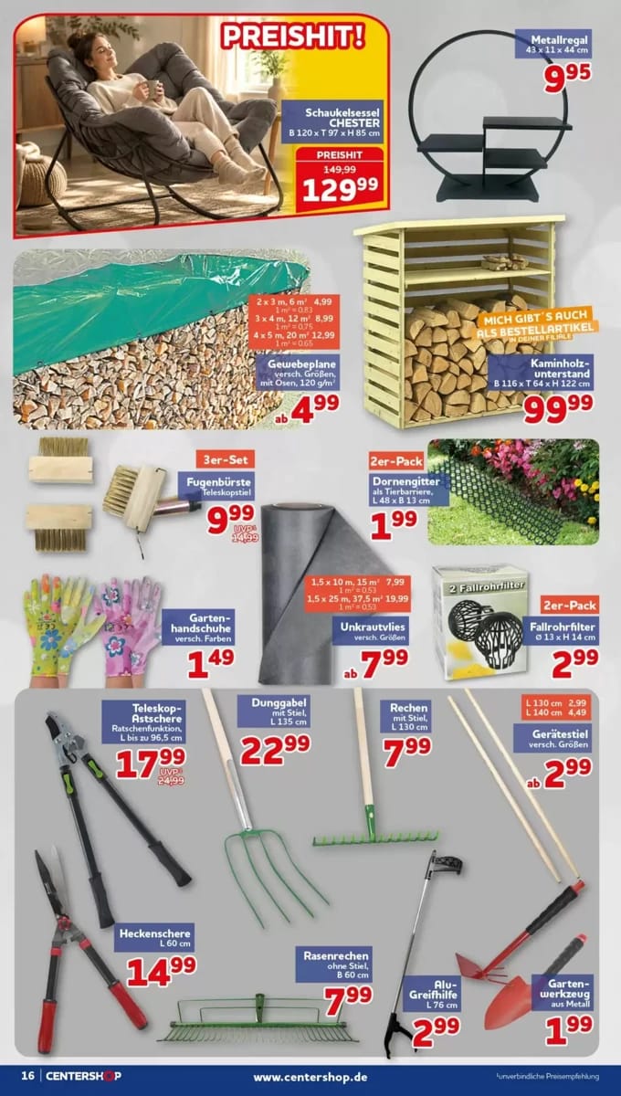 Prospekt Centershop, Seite 16 von 20