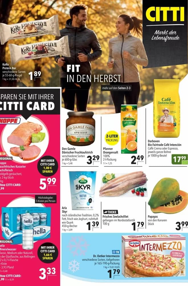 Titelseite des Prospekts von Citti-Markt, gültig 7–13 Oktober 2026
