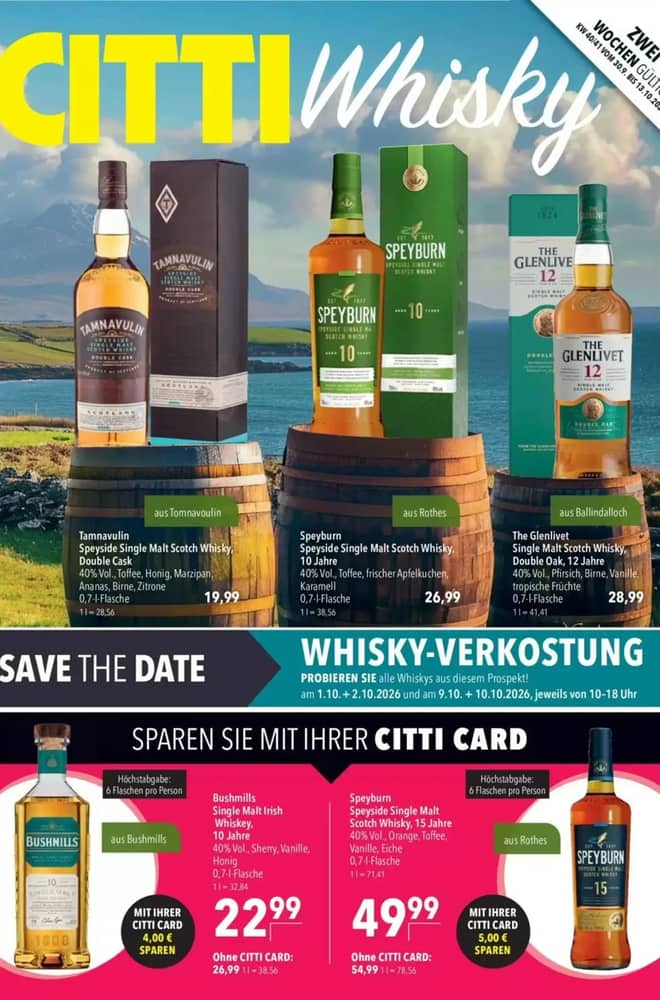 Titelseite des Prospekts von Citti-Markt, gültig 30. September 2026 – 13. Oktober 2026