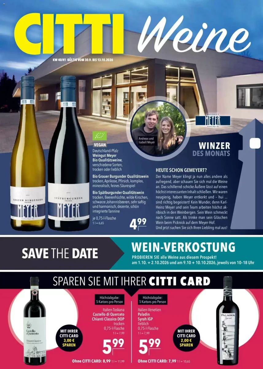 Prospekt Citti-Markt, Seite 1 von 4