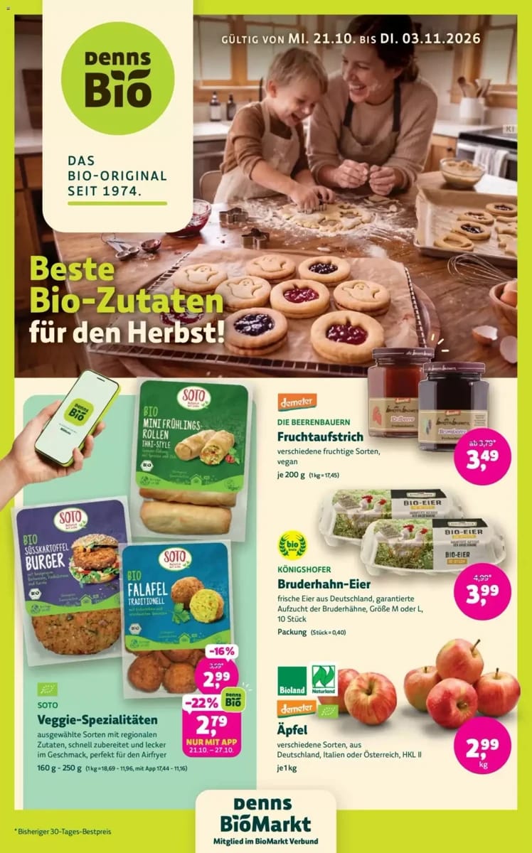Prospekt Denn's Biomarkt, Seite 1 von 16