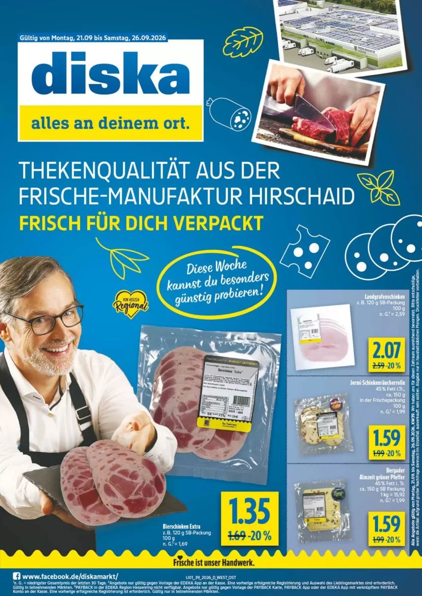 Prospekt Diska, Seite 1 von 16