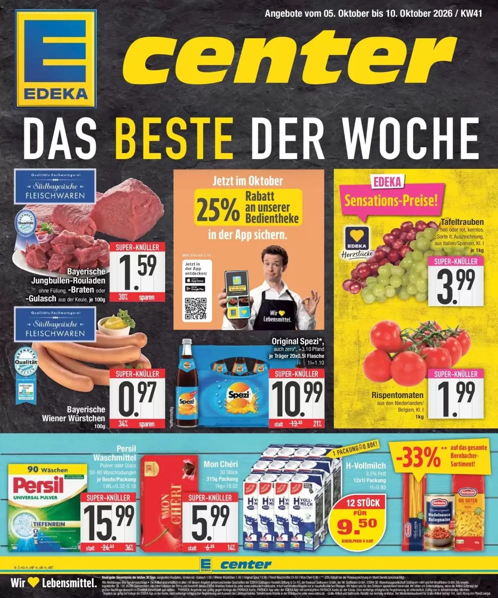 Prospekt Edeka Center, Seite 1 von 26