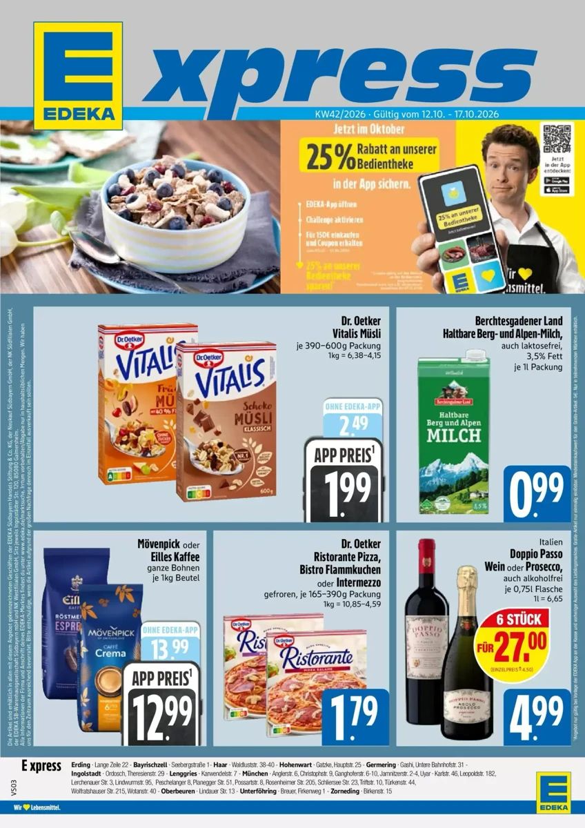 Prospekt Edeka Center, Seite 1 von 4