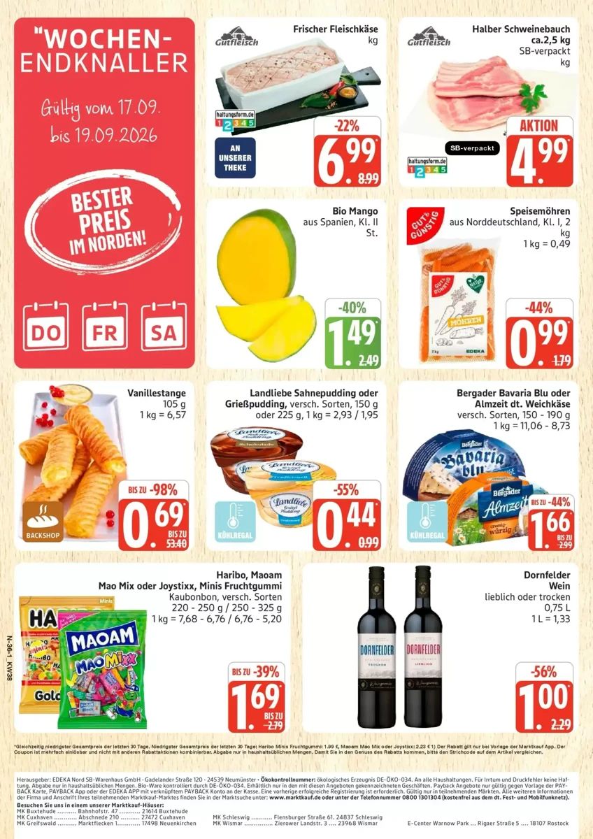 Prospekt Edeka Center, Seite 36 von 36