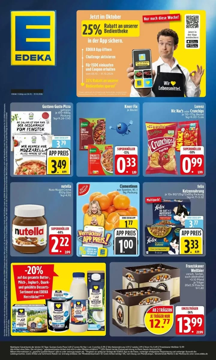Prospekt Edeka Center, Seite 1 von 32