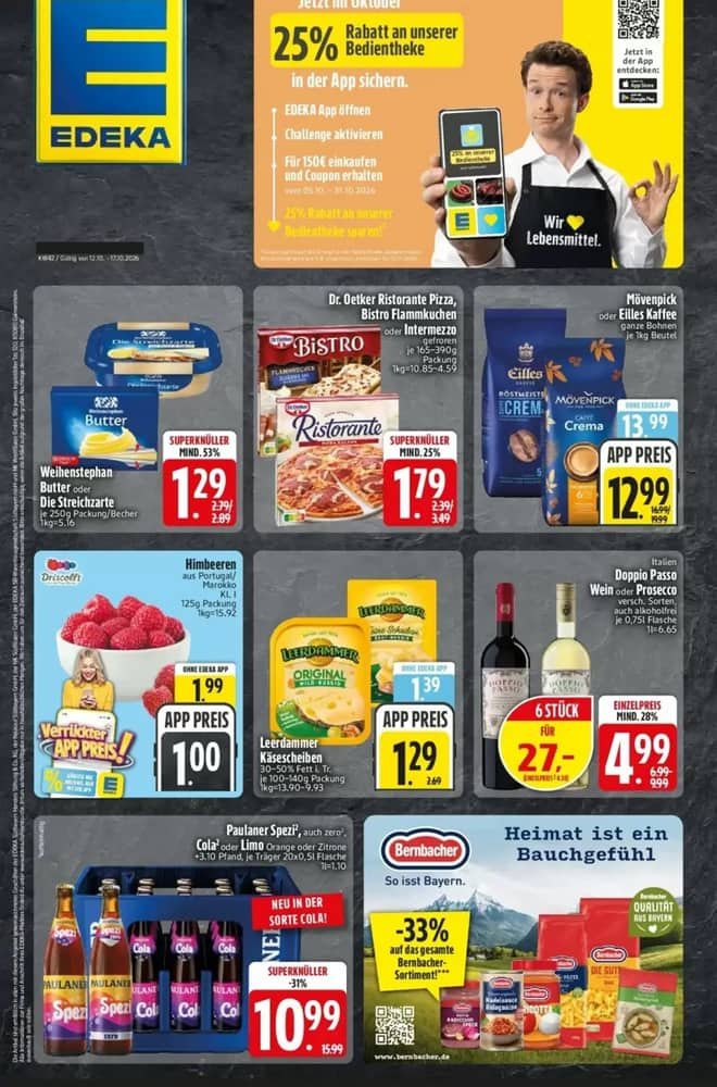 Titelseite des Prospekts von Edeka Xpress, gültig 11–17 Oktober 2026