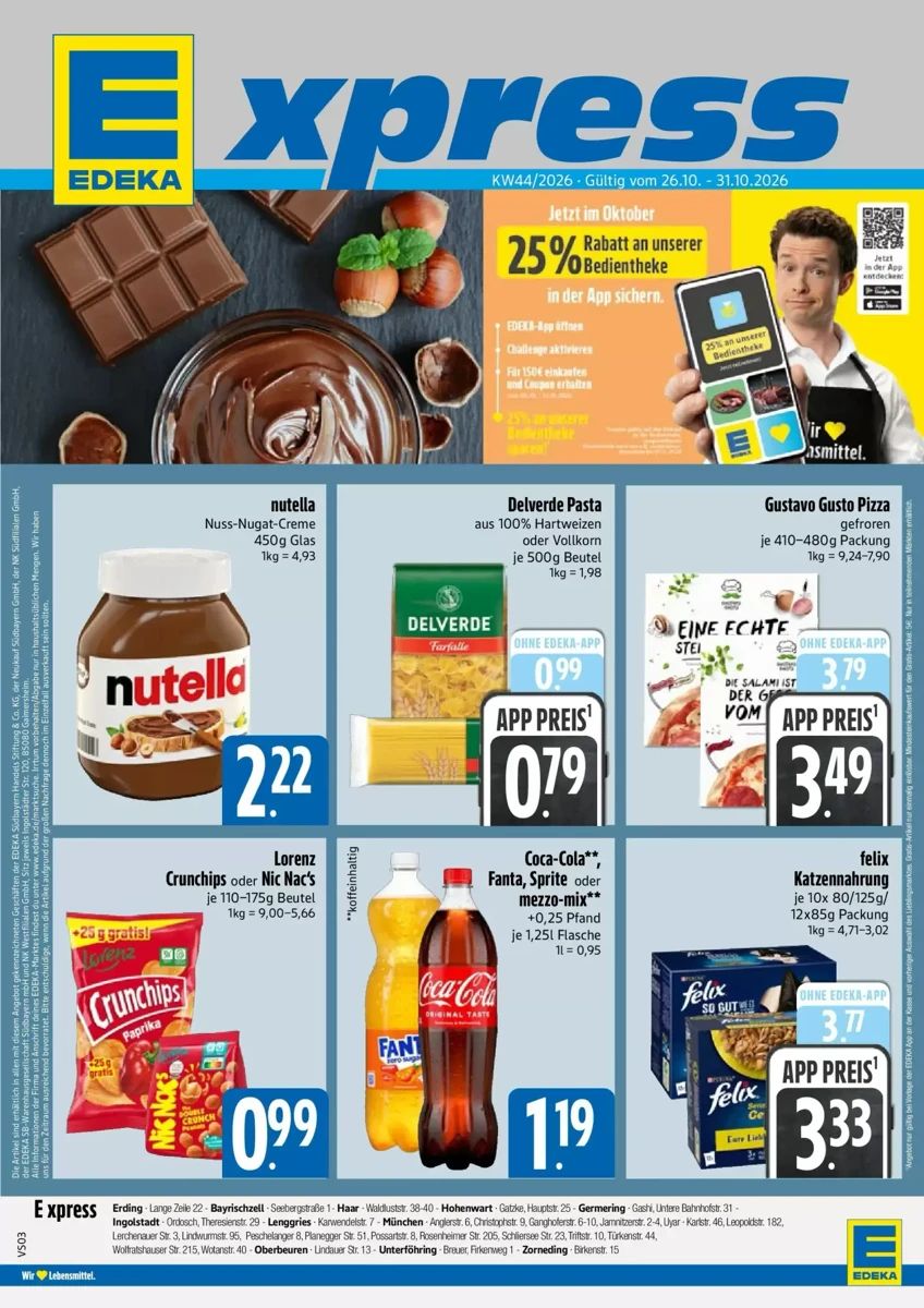 Prospekt Edeka Xpress, Seite 1 von 4