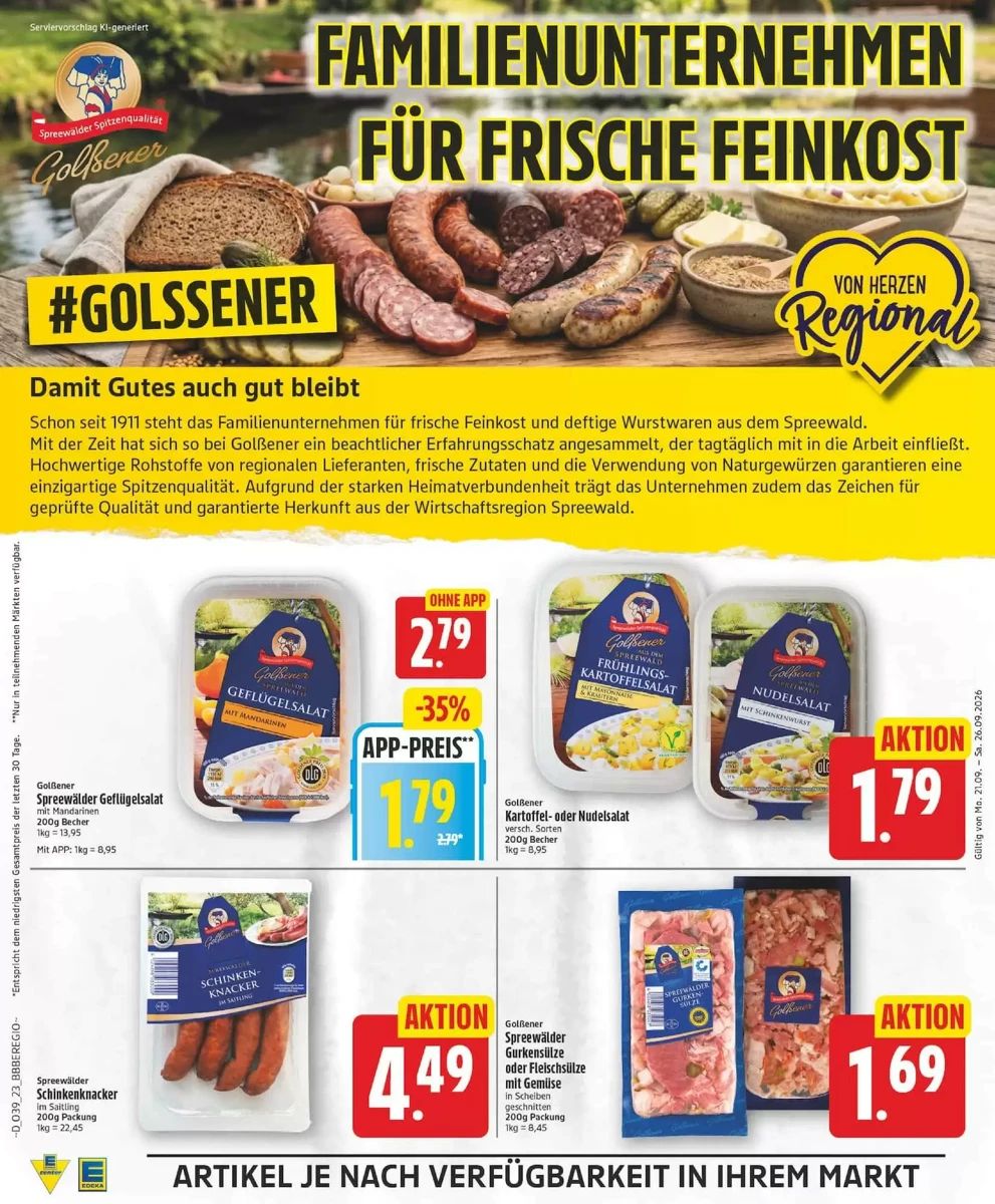 Prospekt Edeka, Seite 23 von 29