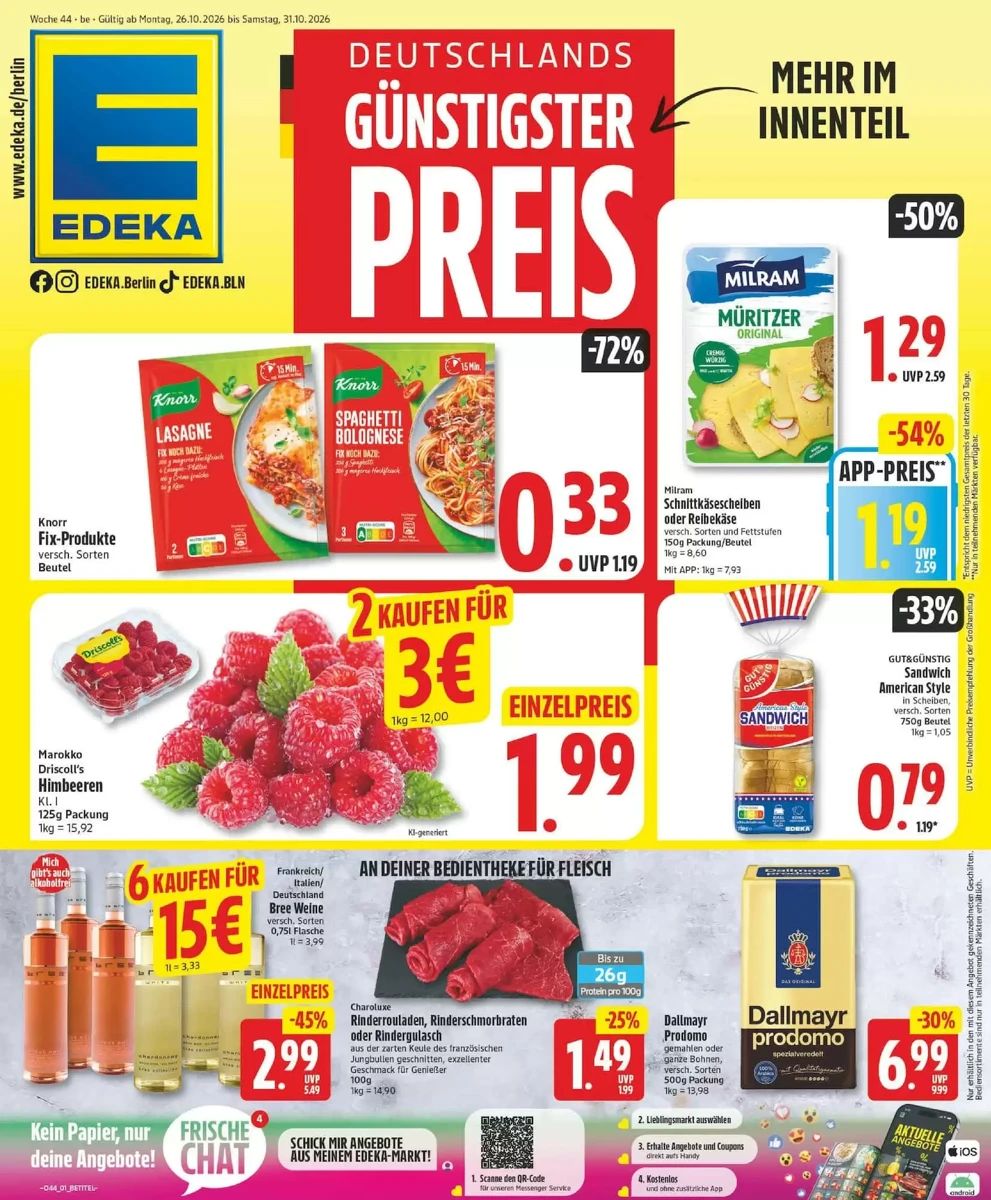 Prospekt Edeka, Seite 1 von 29