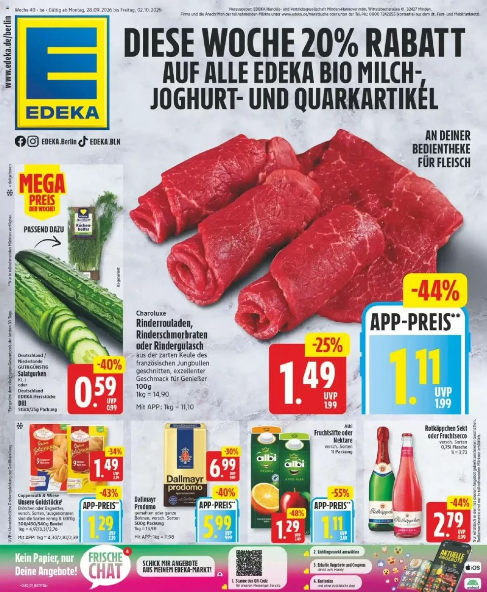 Prospekt Edeka, Seite 1 von 28