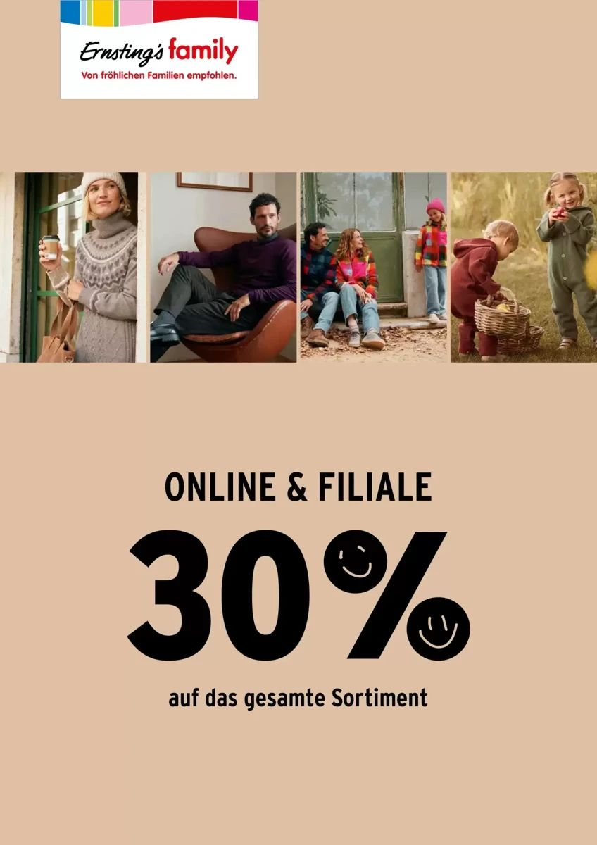 Prospekt Ernsting's family, Seite 1 von 1