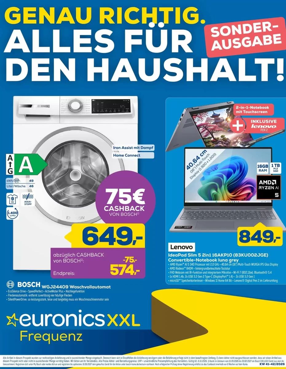 Prospekt Euronics XXL, Seite 1 von 4