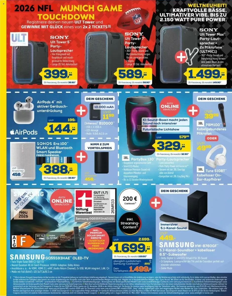 Prospekt Euronics XXL, Seite 2 von 12