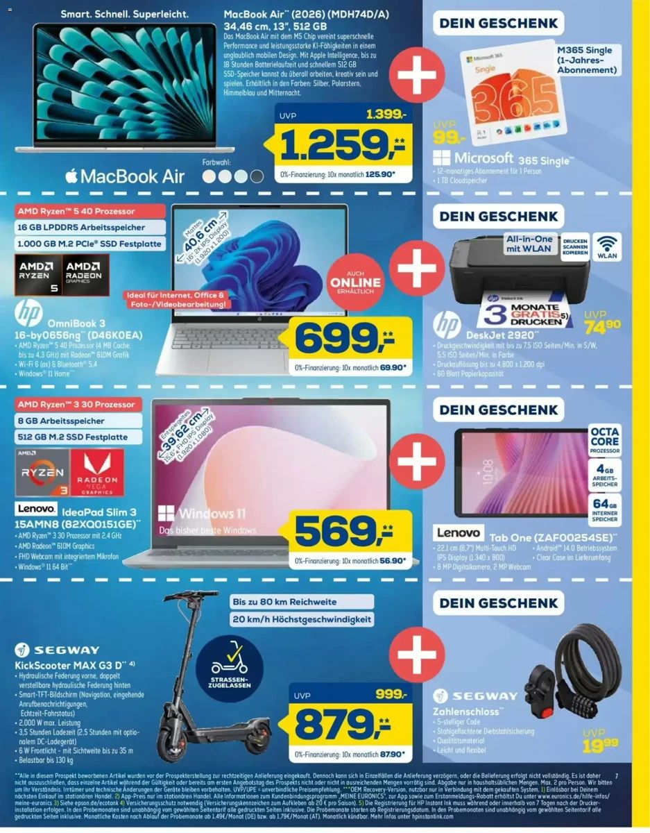 Prospekt Euronics XXL, Seite 7 von 12