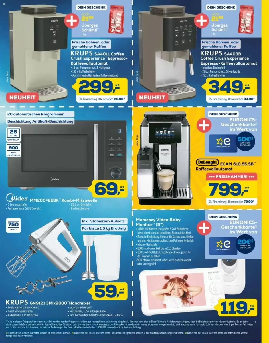 Prospekt Euronics XXL, Seite 9 von 12